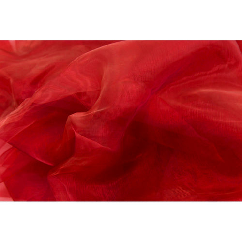 40 yds Organza Fabric Roll - Apple Red