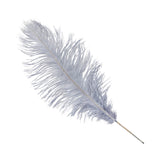 Ostrich Feathers 16"-18" (10 pcs) - Dusty Blue