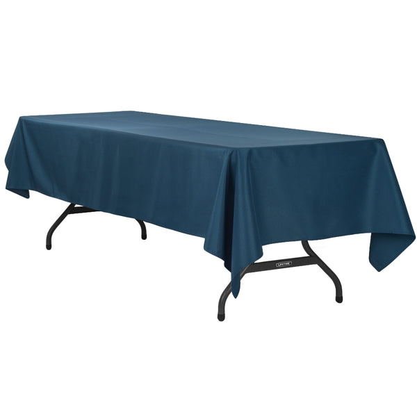 navy tablecloth