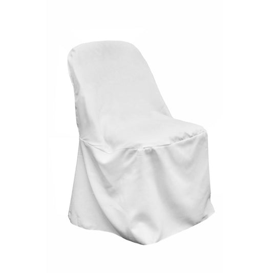 Contemporary LIFETIME folding chair Cover - Ivory at CV Linens