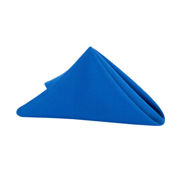 Your Chair Covers - 10 Pack 20 inch Polyester Cloth Napkins Royal Blue