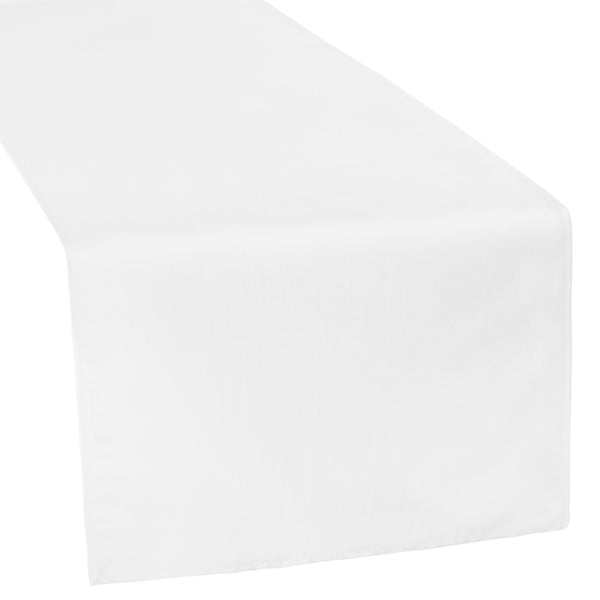 White Polyester Table Runner