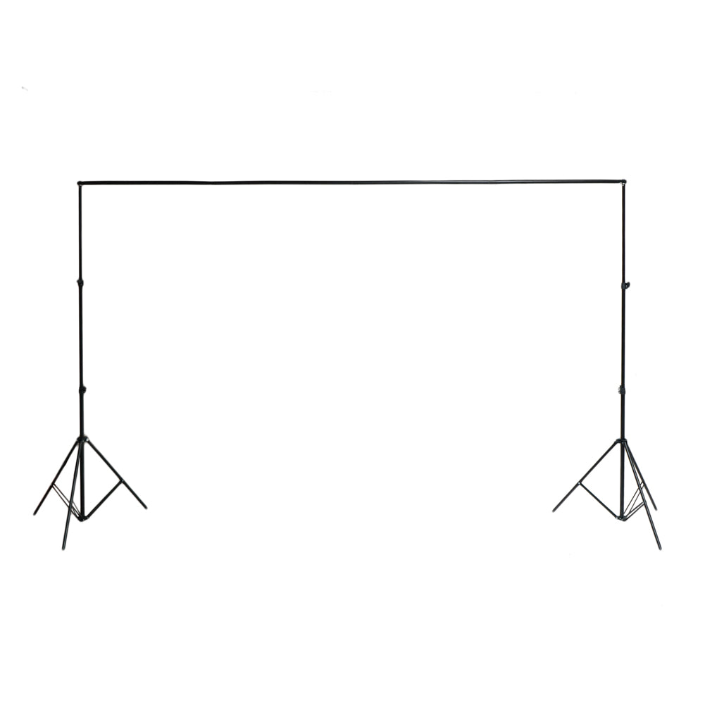 Portable Photo Backdrop Support Stand Kit 8 ft H x 10 ft W– CV Linens