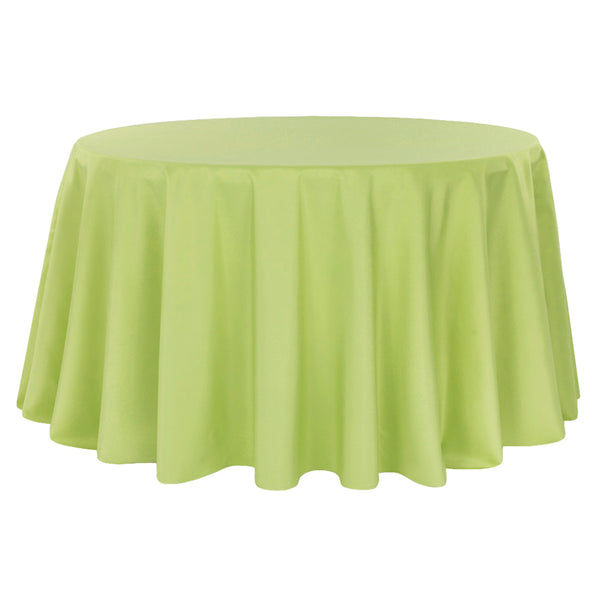 green tablecloth