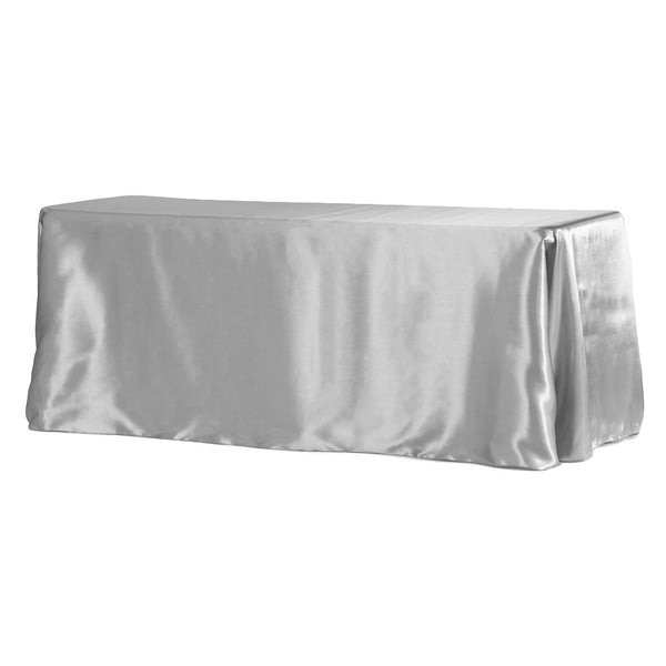 90x132 Rectangular Silver 