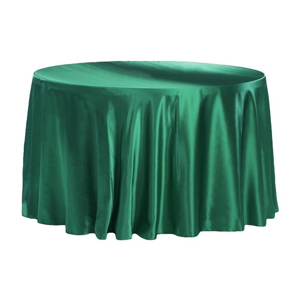 green tablecloth