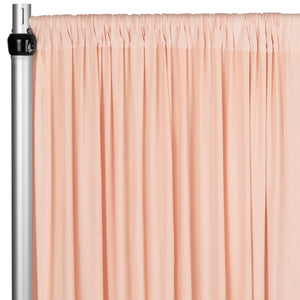 Spandex 4-way Stretch Drape Curtain - Blush/Rose Gold