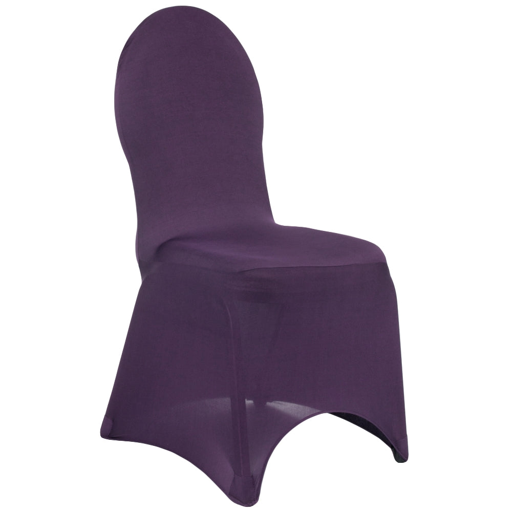 Covers chair plum spandex jacquard stretch decoration cheap dining piece short room