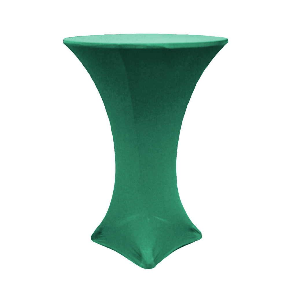 Emerald Green Spandex Cocktail Table Cloth