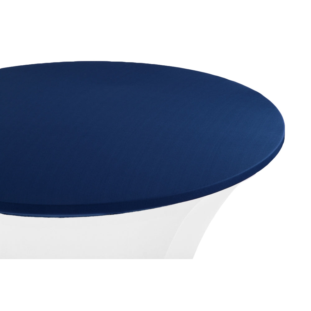 Spandex Table Topper/Cap 32"-36" Round - Navy Blue– CV Linens