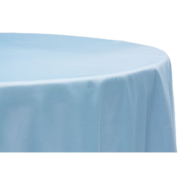 CV Linens 7801us Round Taffeta Tablecloth-3 m, Mint Green Petal Circle