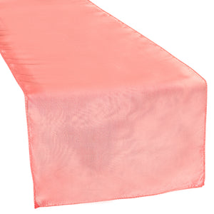 Taffeta Table Runner - Coral