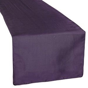 Taffeta Table Runner - Eggplant/Plum