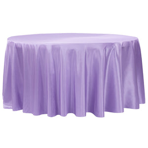 Taffeta Tablecloth 120" Round - Victorian Lilac/Wisteria