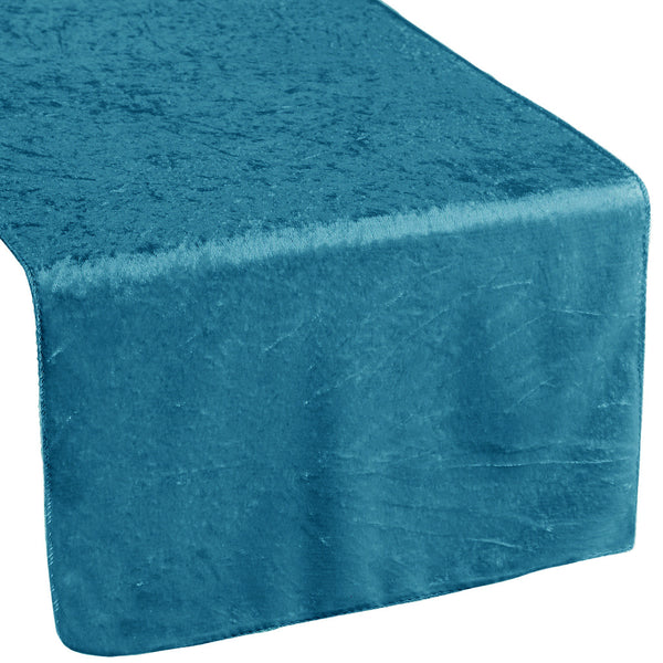 teal table runner