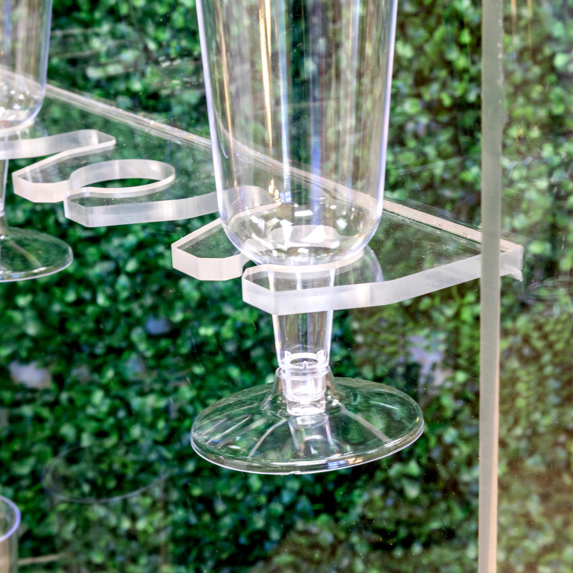  Hexsonhoma Champagne Wall Holer for Party 50, Clear