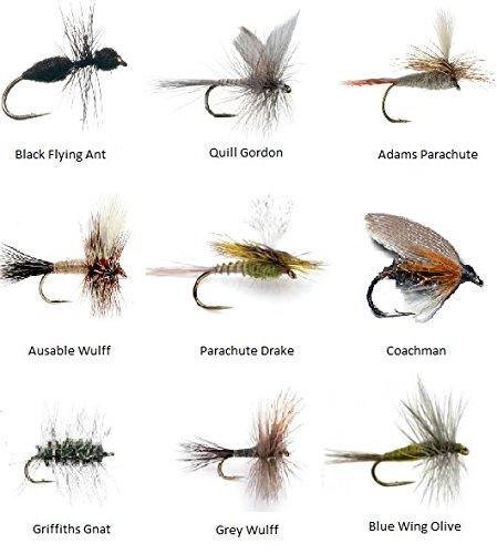 Fly Fishing Flies Assortment | Trout Fly Bait | 36 Dry Flies | Sale ...