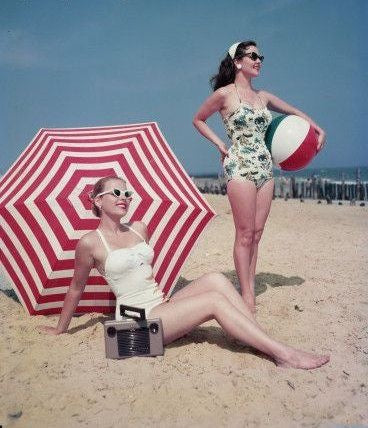 1950s models in summer