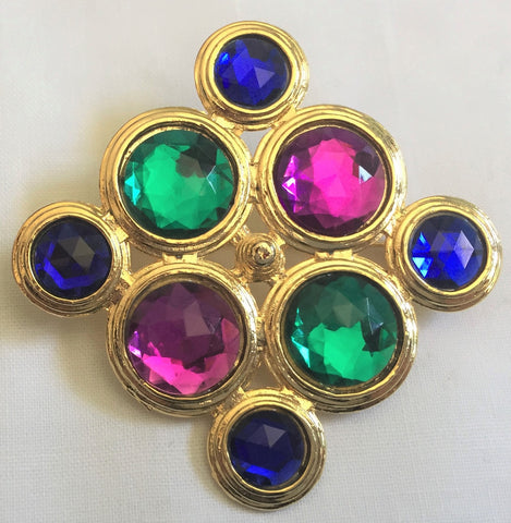 1980s brooch