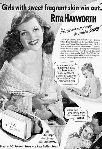 Rita Hayworth - Lux Soap - Peppermint-twist-vintage.com