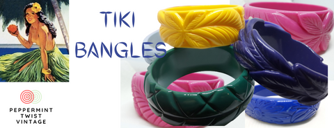 Tiki Bangles from Peppermint Twist Vintage