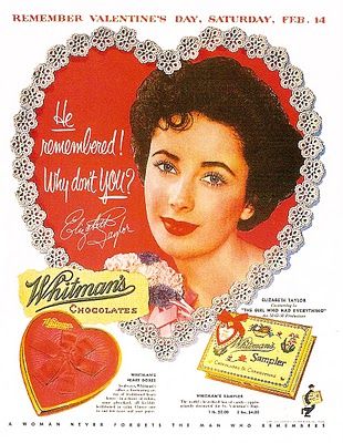 Elizabeth Taylor for Whitman's Chocolate
