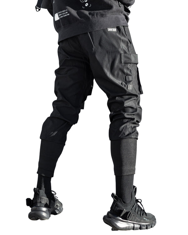 CG-Type 06N Black Cargo Pants - Fabric of the Universe