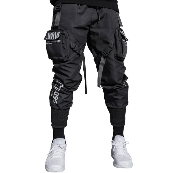 CG-Type 09S Black Cargo Pants - Fabric of the Universe