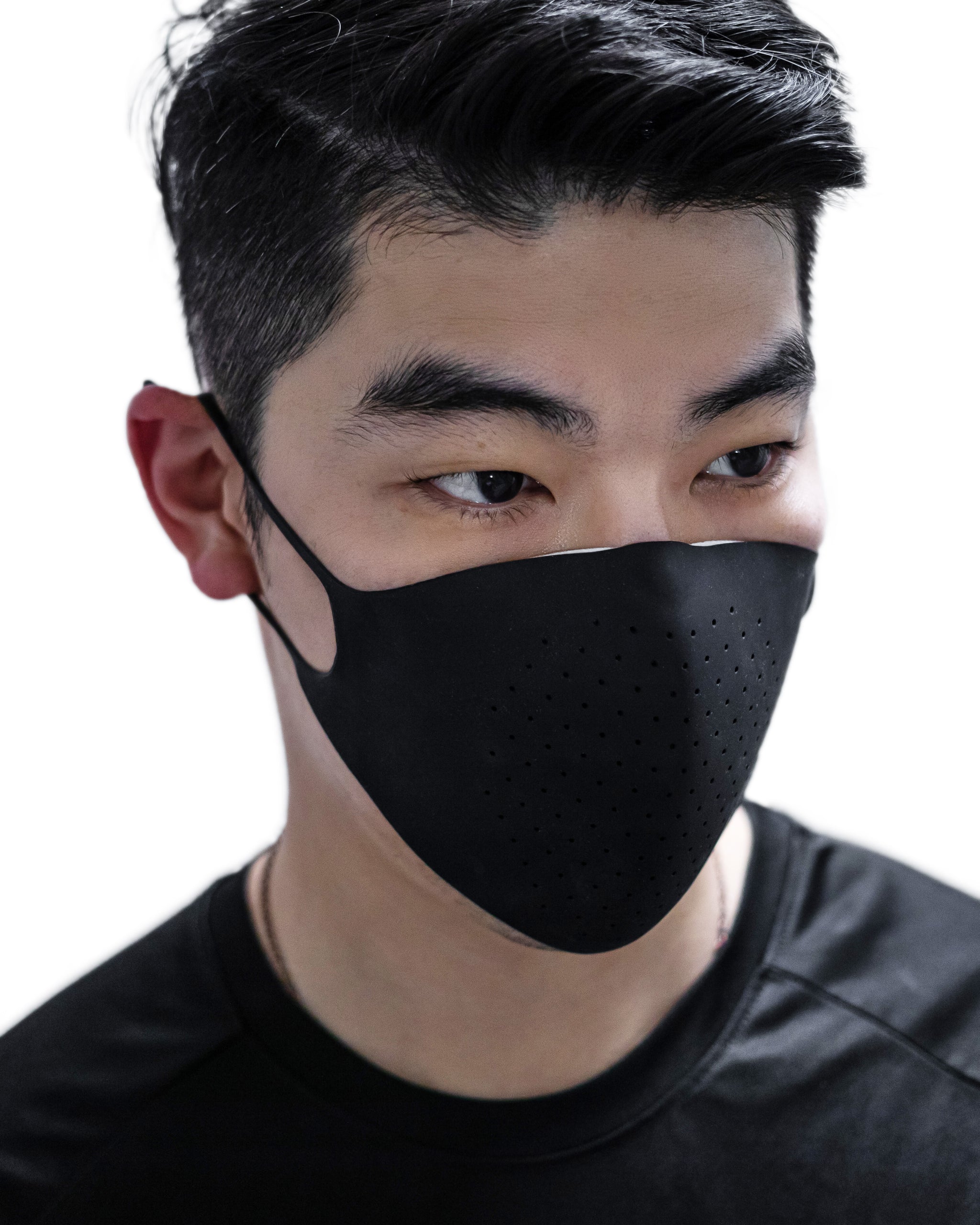 PX-01 Silicone N95 Black Mask Fabric the