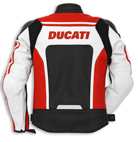 Download Ducati Corse Motorcycle Leather racing Jacket | SPEEDYSTAR ...