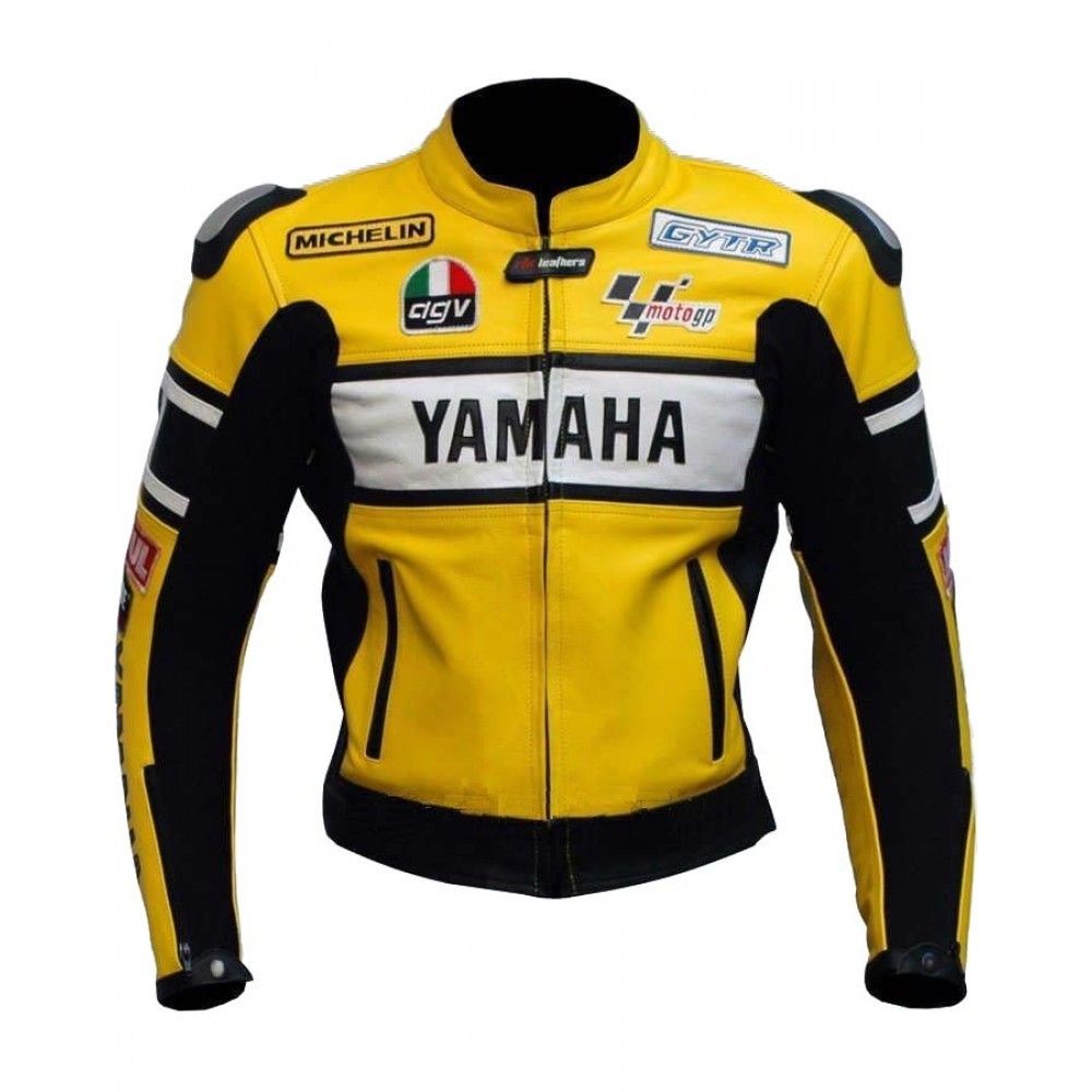 Yamaha Yellow Motorcycle Leather racing Jacket | SPEEDYSTAR – speedystar