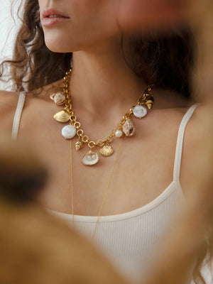 SEASHORE HANDMADE CHARM NECKLACE - Zero Dress Code and The Dress Code