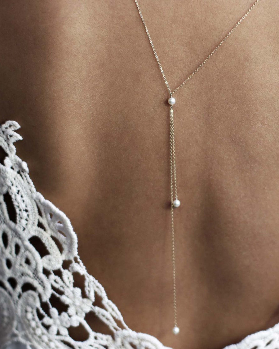 Bridal Backdrop Necklace – Back Jewellery – Bridal De Vine