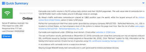 camsoda-online-stats