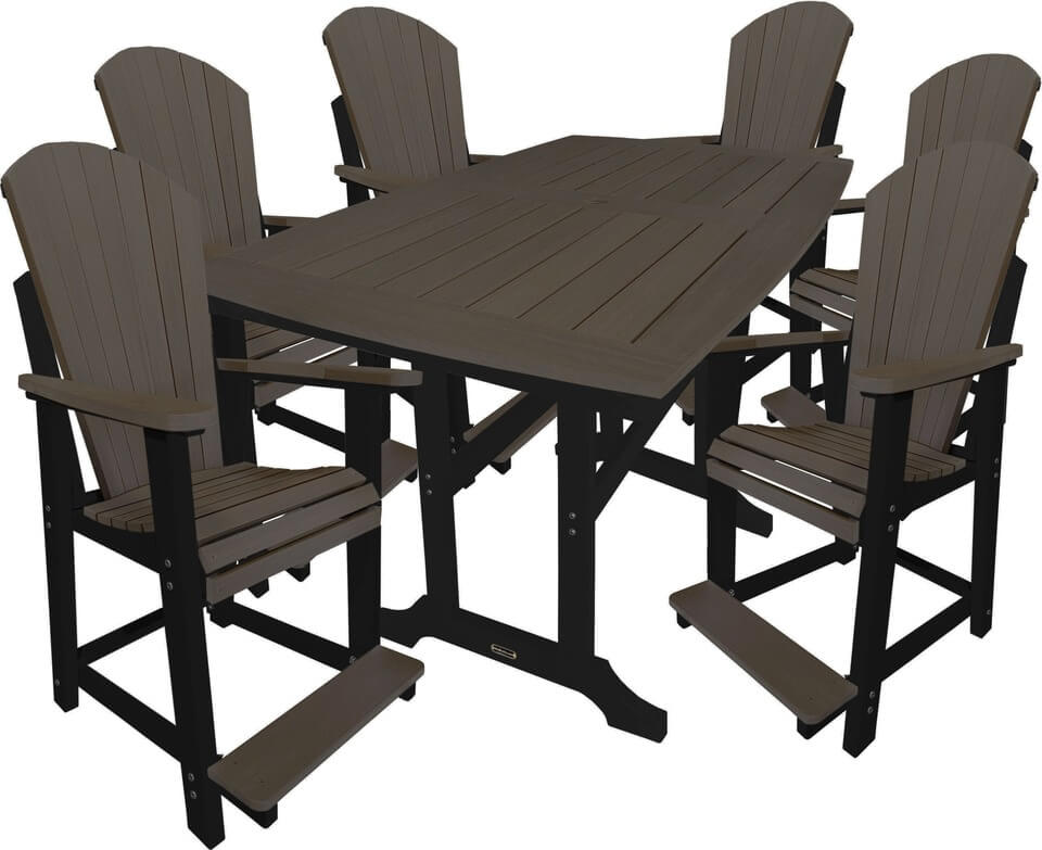 counter height outdoor table and chairs