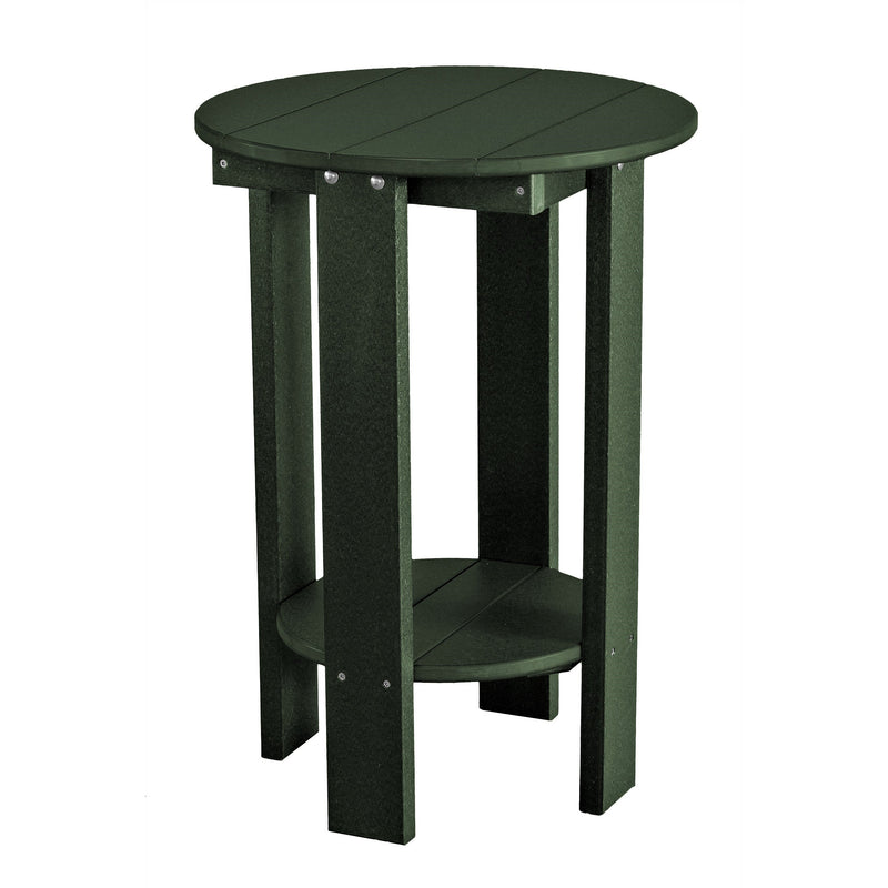 natural forest green duraweather richmond adirondack counter table all weather poly wood