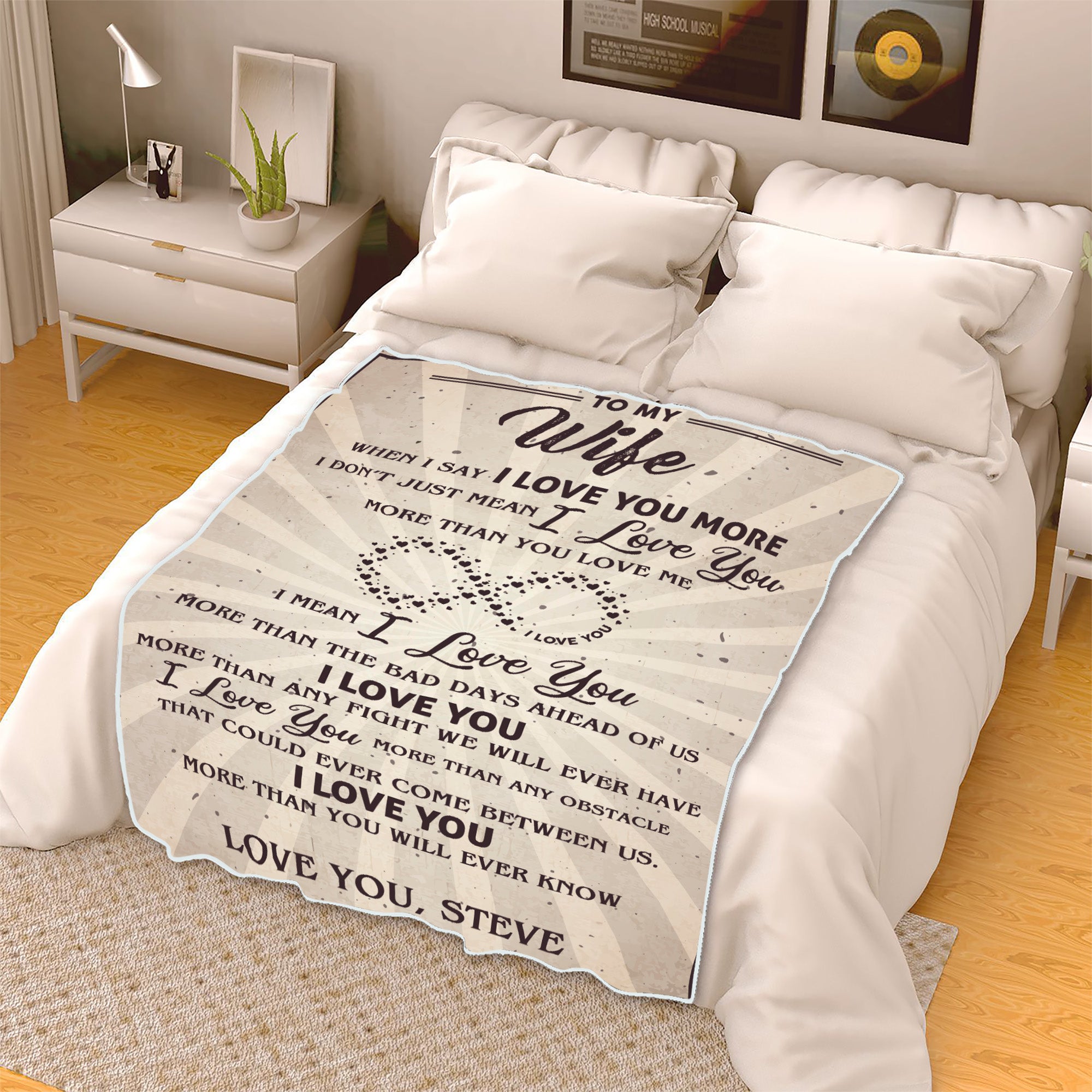 I Love You More Than You Will Ever Know Customized Blanket For Wife Decoronic Com We Create Memories