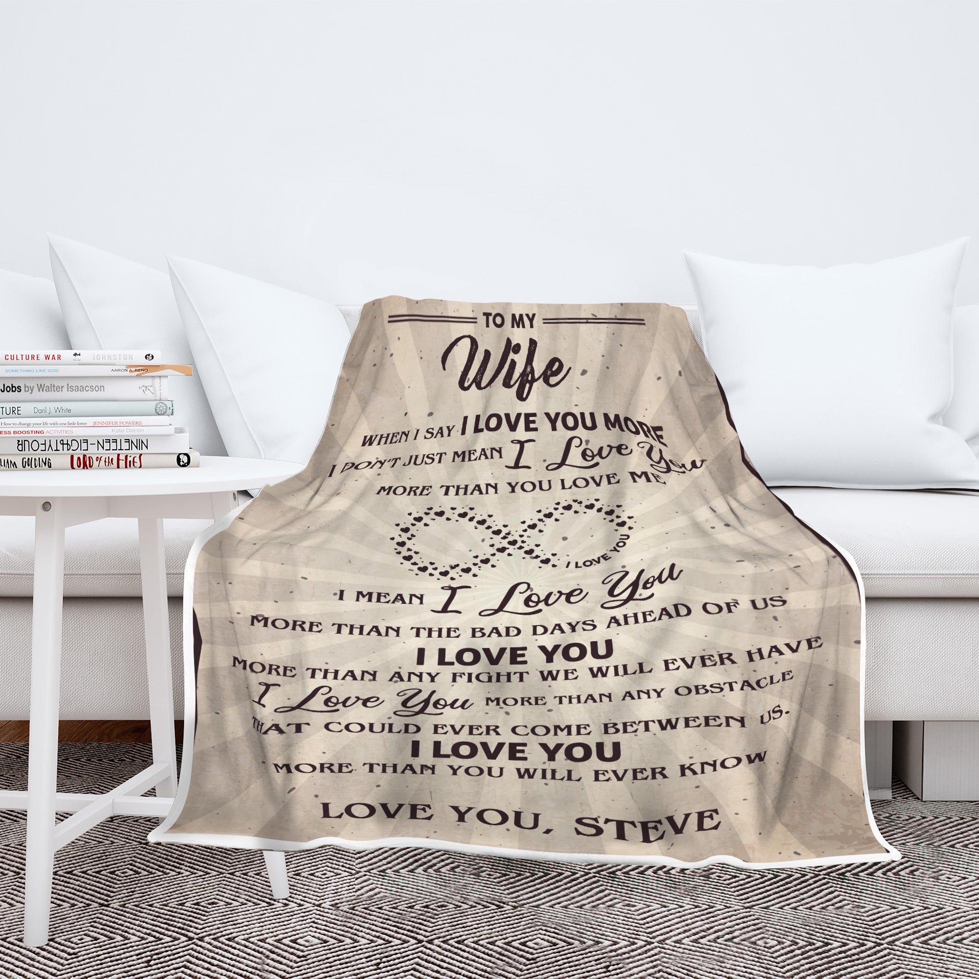 I Love You More Than You Will Ever Know Customized Blanket For Wife Decoronic Com We Create Memories