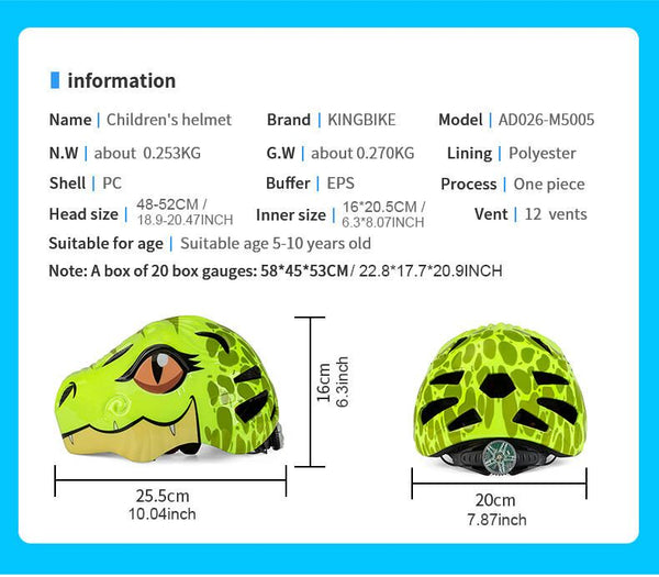 Children Dinosaur Helmet 2