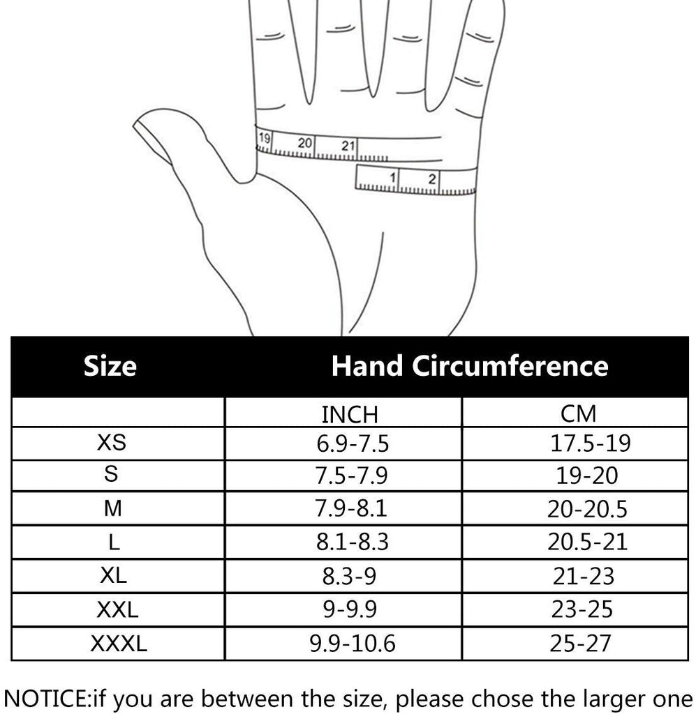 Moderate Thickness Battery Heated Gloves Size