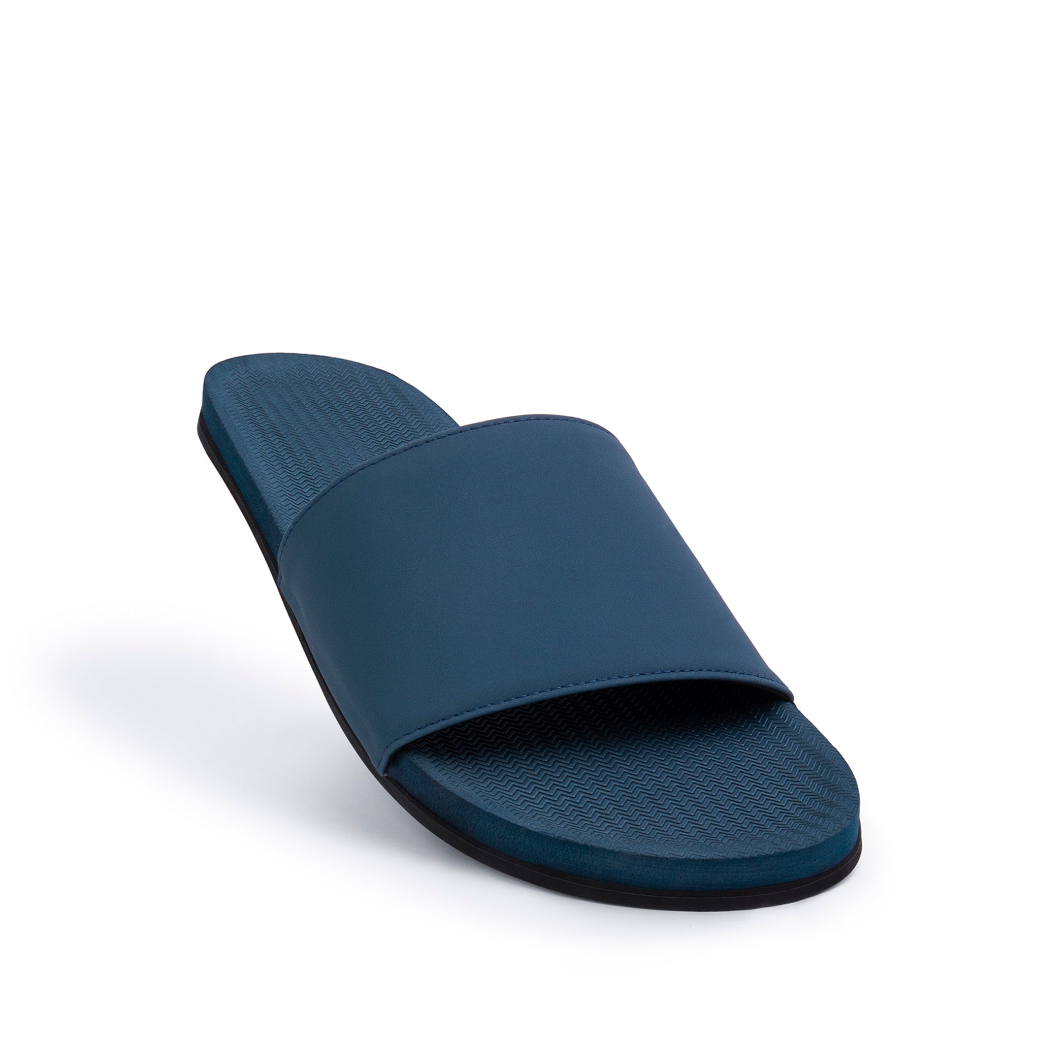 blue mens slides