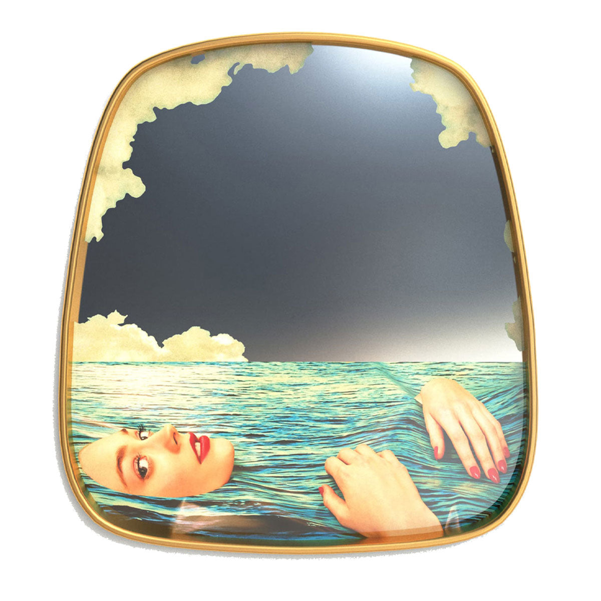 Image of Gold Frame Mirror