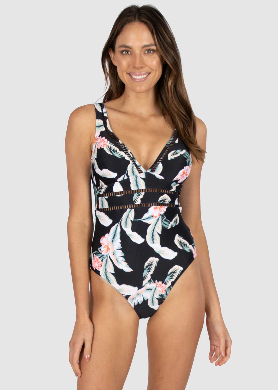 Ibiza Longline One Piece Swimsuit by Baku Swimwear Online