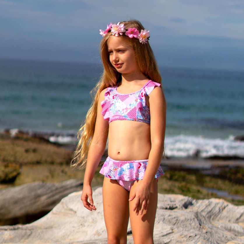 Seafolly girls swimsuit - Cherry – Just Swimwear