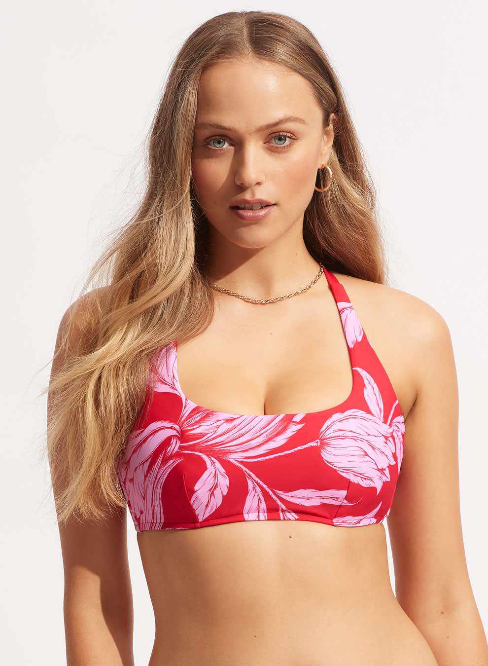 Underwire Bikini Top: Aria Chili Blossom