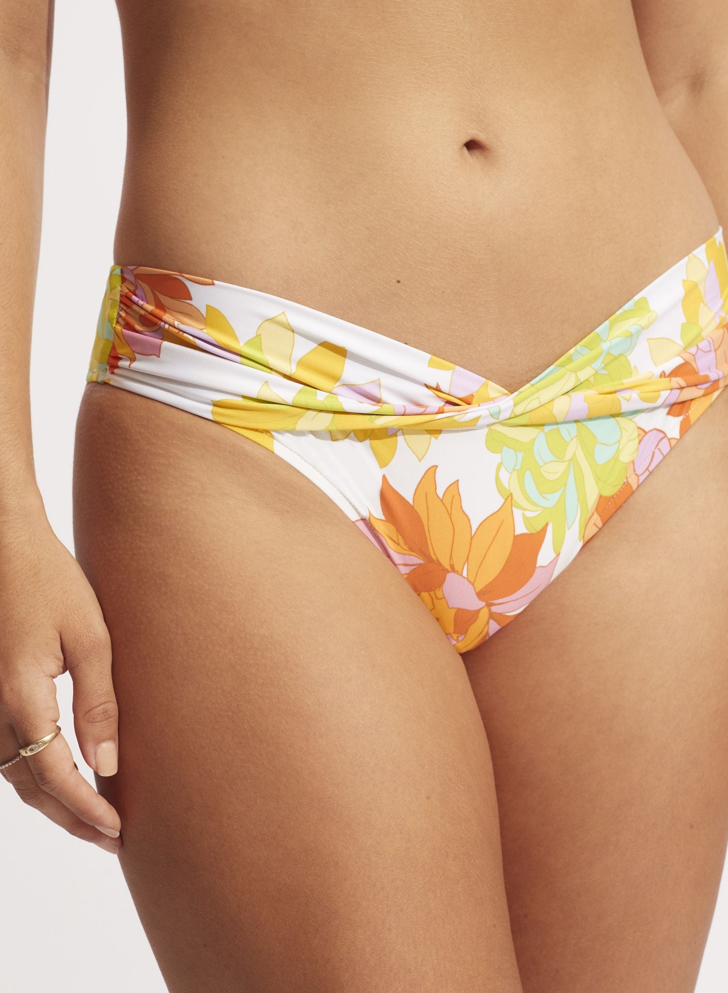 Seafolly Silk Road Twist Band Hipster Bikini Bottom