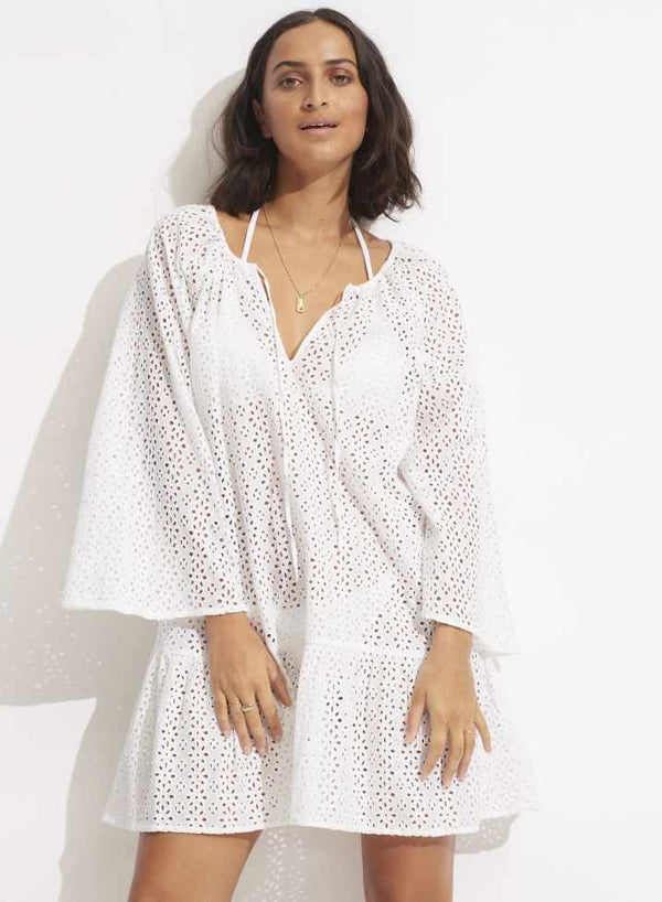 Seafolly Broderie Anglaise Cover Up - Beach Edit