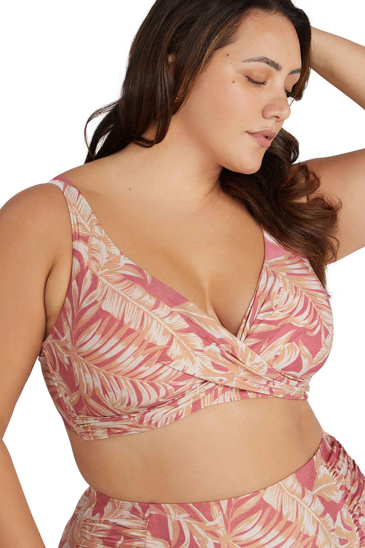 Women's Swimsuit top - Hold Steady Crop Acacia Rose – All Tides