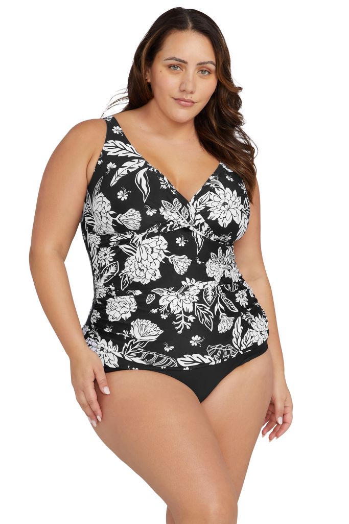 Genevieve F/G Cup Underwire One Piece - Japanese Blossom