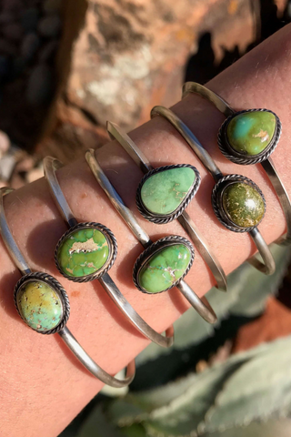Green Turquoise | Pinch Proof Lucky Charms at Calli Co. Silver
